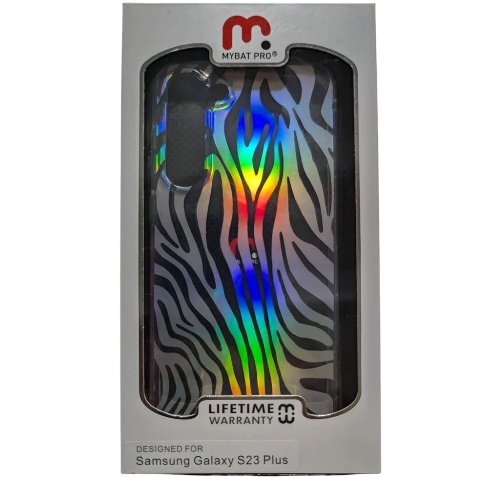 T1  MyBat Pro Mood Series Case For Samsung Galaxy S23‎ Plus Rainbow Zebra